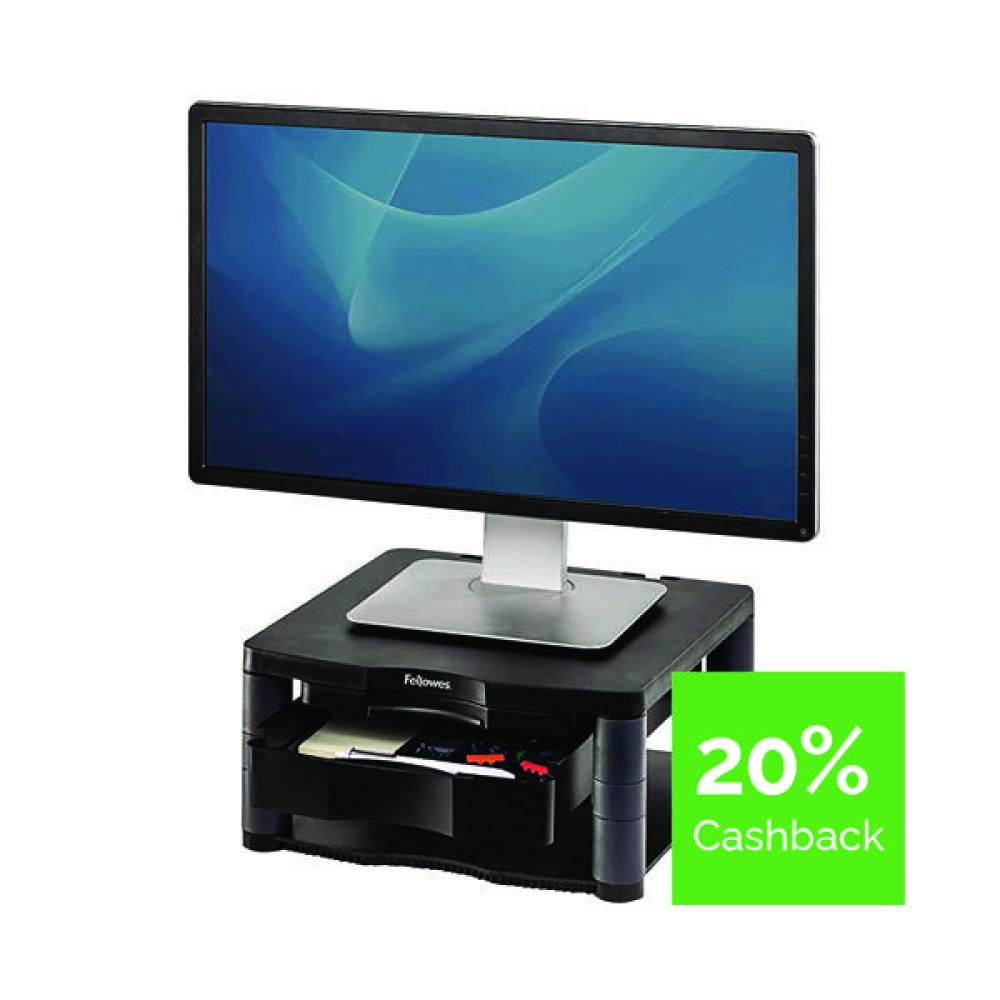 Fellowes Premium Monitor Riser Plus Graphite 9169501