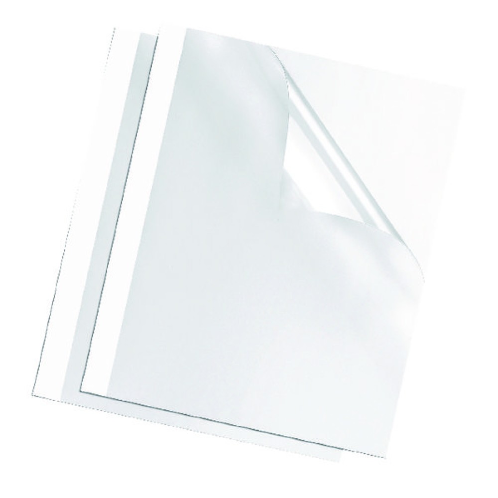 Fellowes White 3mm Thermal Binding Covers (100 Pack) 53152
