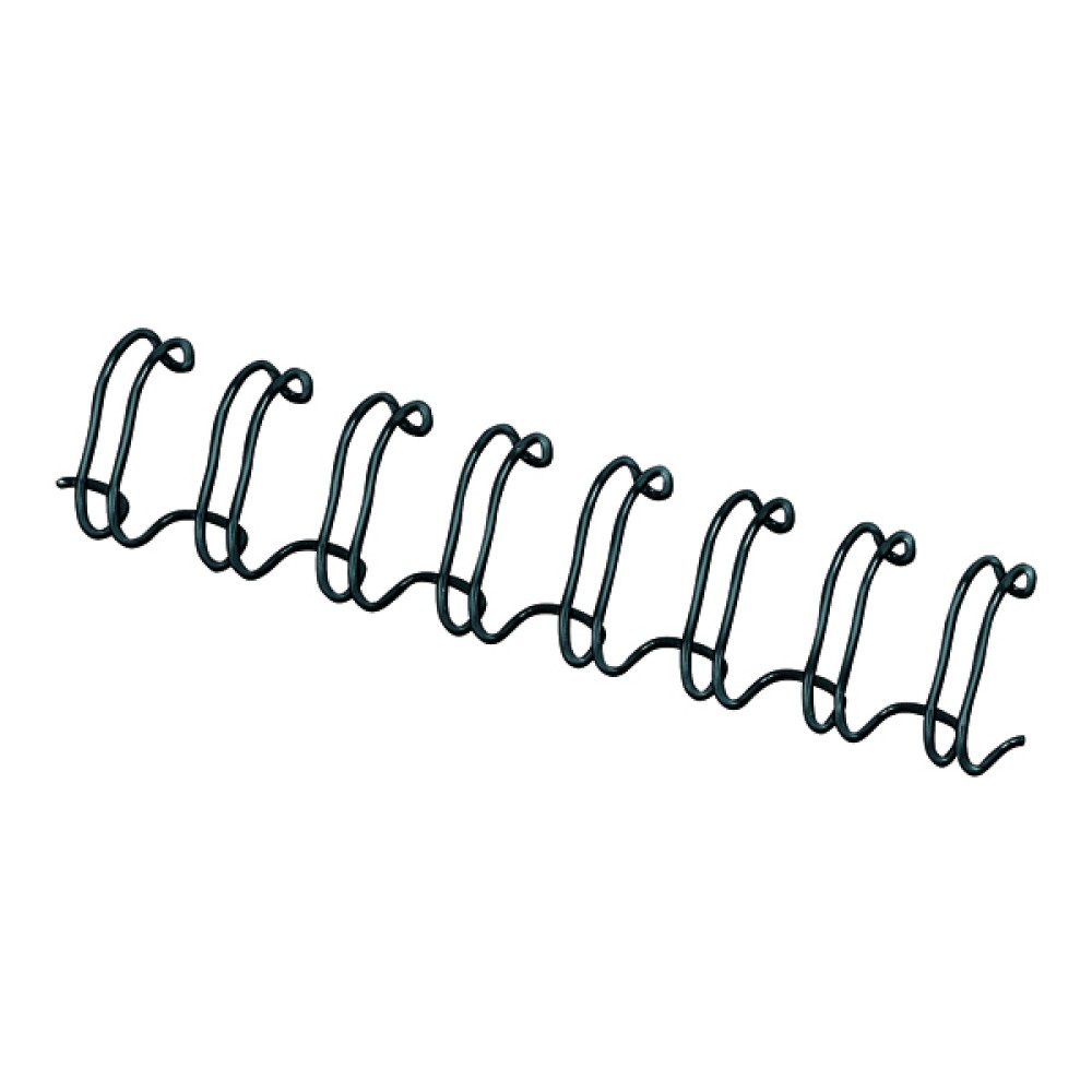 Fellowes 10mm Black Wire Binding Element (100 Pack) 53265