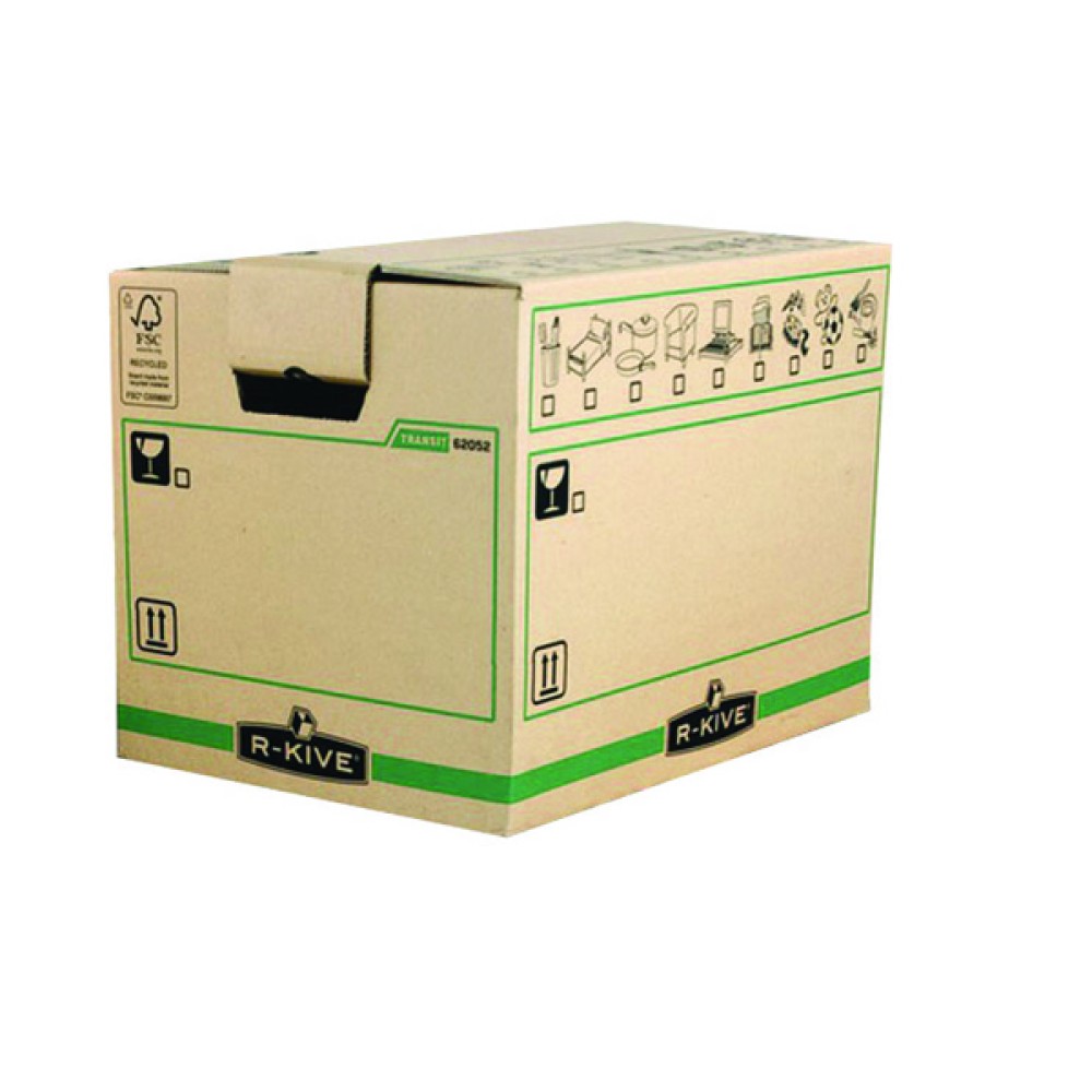 Fellowes Bankers Box Moving Box X-Large Brown Green (5 Pack) 6205401