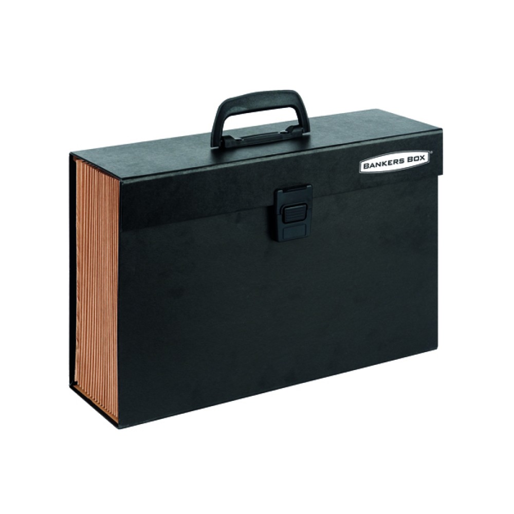 Fellowes Bankers Box Expanding Handifile Black 9351501