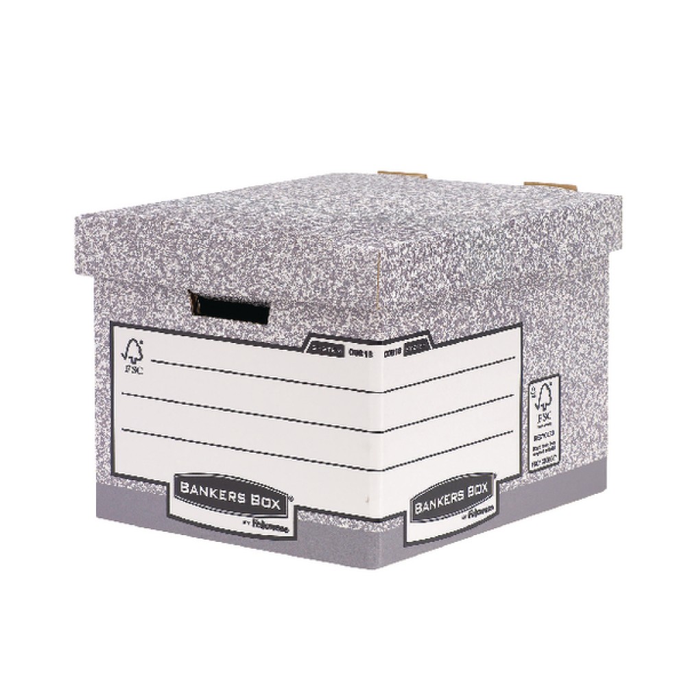 Fellowes Heavy Duty Bankers Box W333xD390xH285mm Standard (10 Pack) 0081801