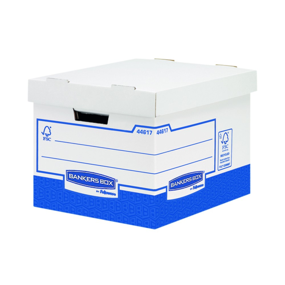 Fellowes Basics Heavy Duty Storage Box W333xD380xH285mm Standard (10 Pack) BB72105