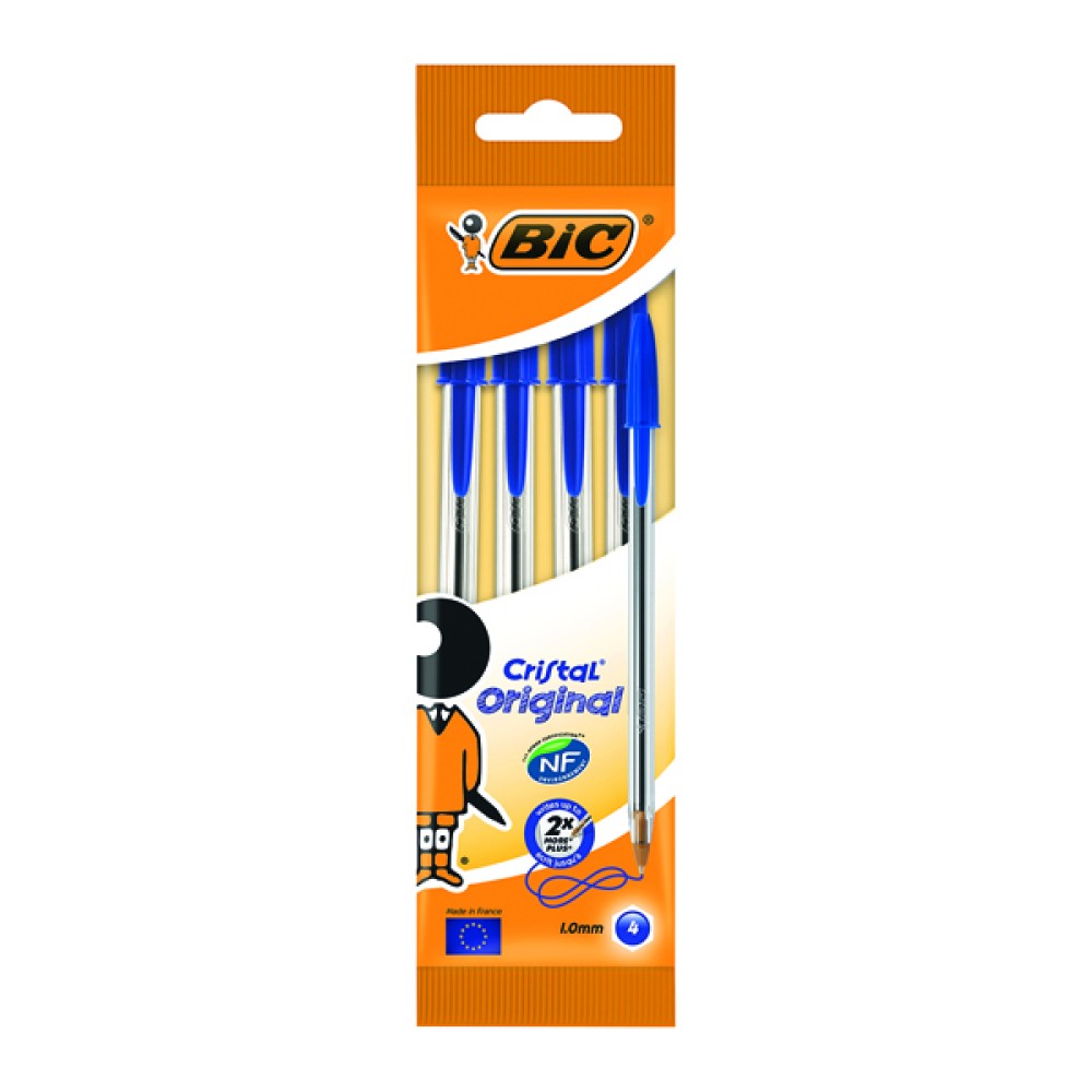Bic Blue Cristal Medium Ballpoint Pen (40 Pack) 8308601