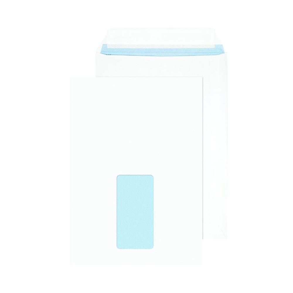 Blake PurelyEveryday C5 100gsm Peel & Seal White Window Envelopes (Pack of 100) 23084/100PR 23084/100PR