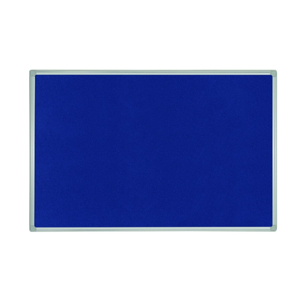 Bi-Office Felt Noticeboard 600x450mm Blue FB0443186