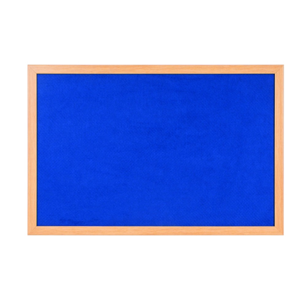 Bi-Office Earth Felt Notice Board 900x600mm Blue RFB0743233