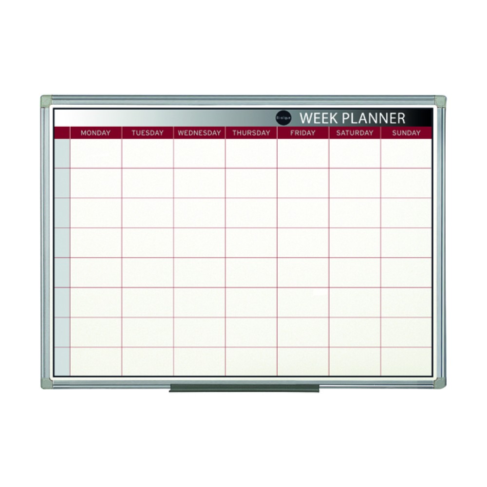 Bi-Office Magnetic Week Planner 900 x 600mm GA0333170