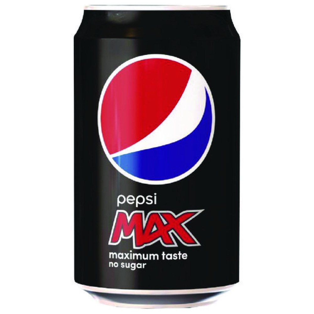 Pepsi Max Cola 330ml Cans (24 Pack) 402005