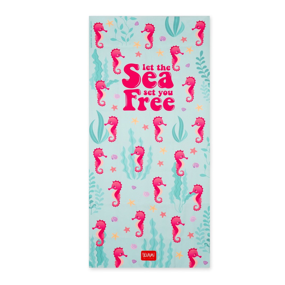  Legami Beach Towel - Seahorse