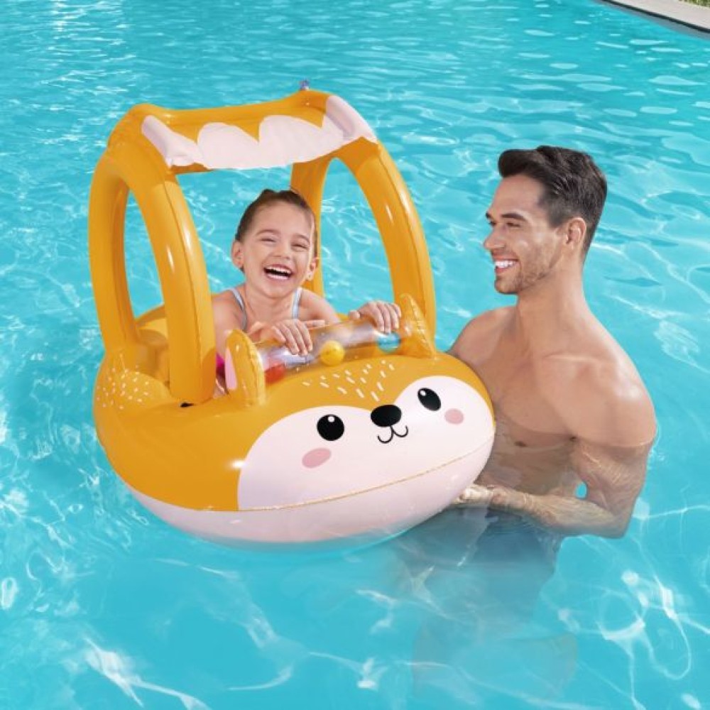 Friendly Fox Shaded Baby Boat - Bestway