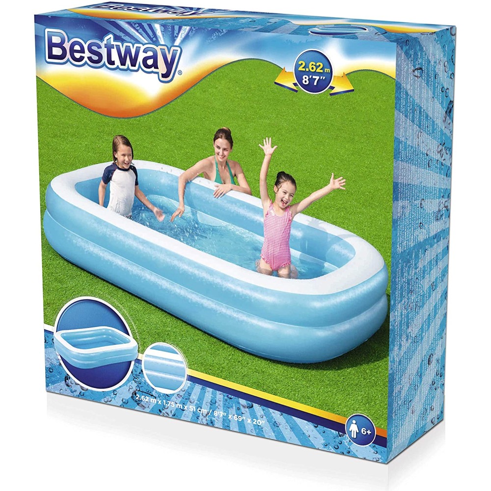 Bestway Family Rectangular Inflatable Pool