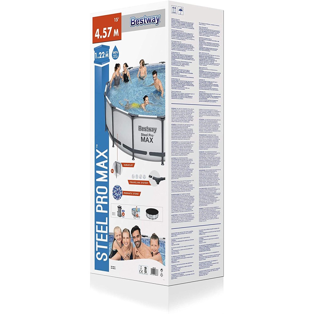 Bestway Steel Pro Max 15ft Round Pool 