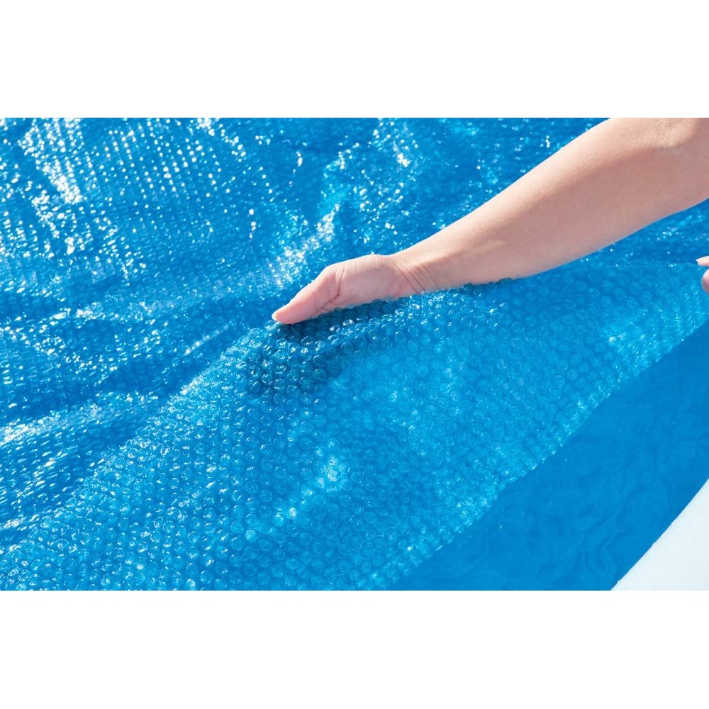 10ft Steel Pro Frame Solar Pool Cover Flow Clear - Bestway