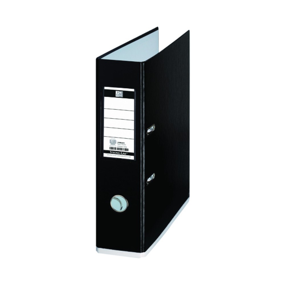 Elba My Colour Lever Arch File A4 Black and White 100081033