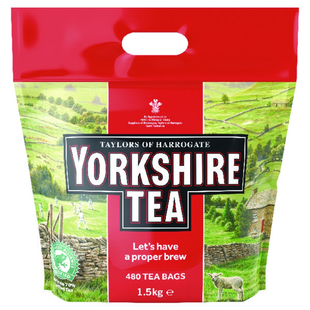 Yorkshire Tea Soft Water Tea Bags (480 Pack) 1127