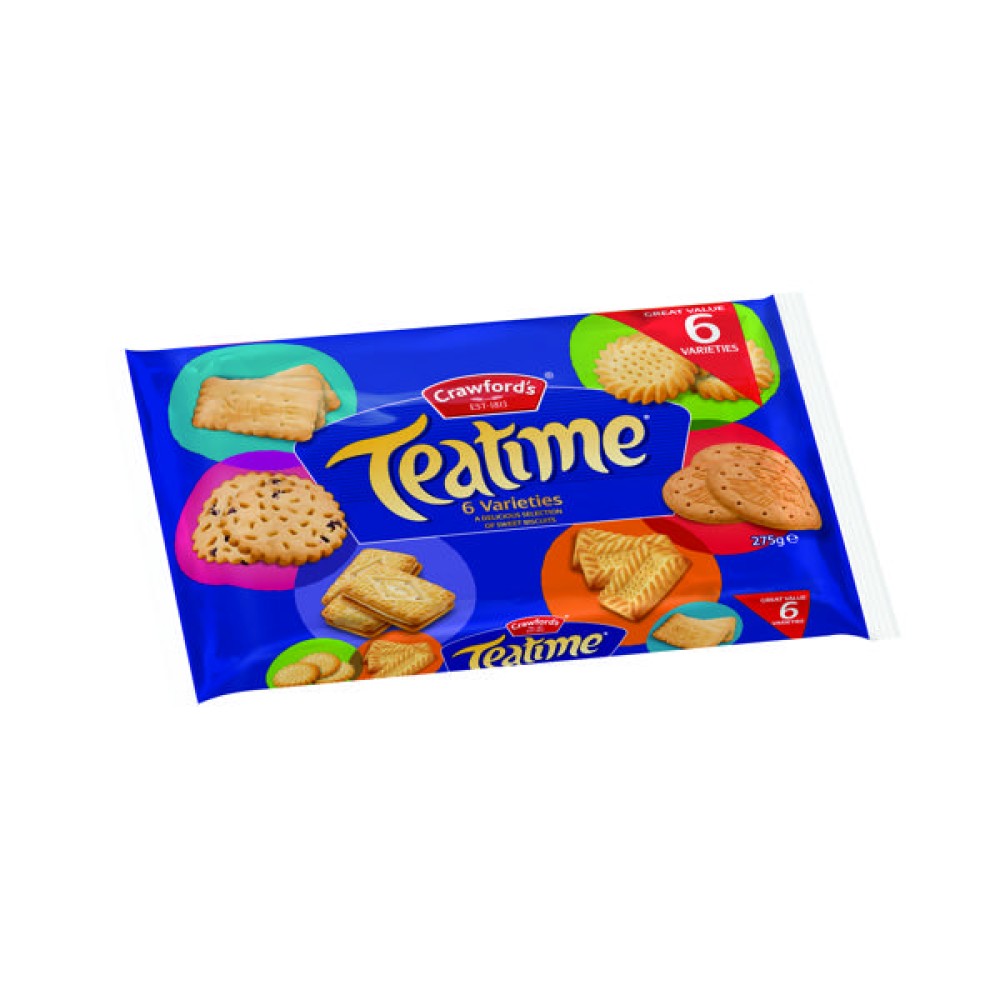 Crawford Teatime Assorted Biscuits 275g 21421