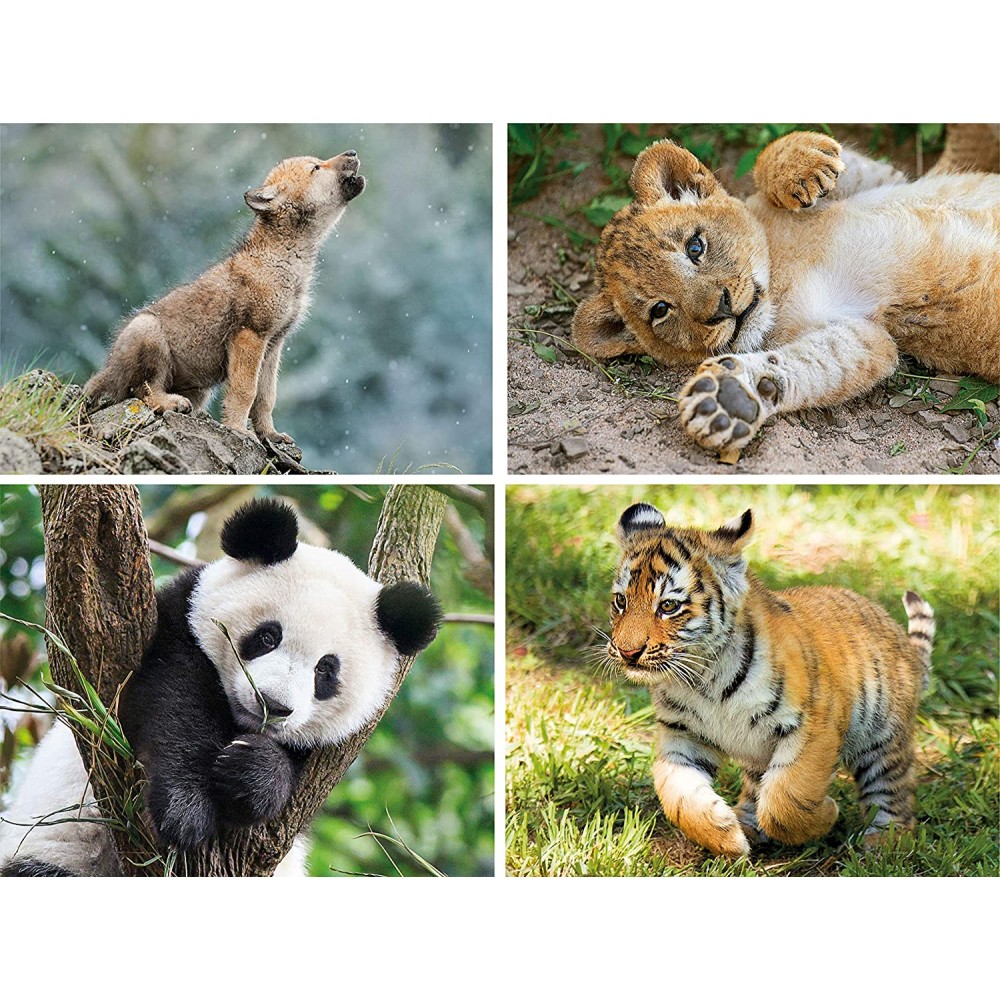 Clementoni - Wildlife Puzzle Set