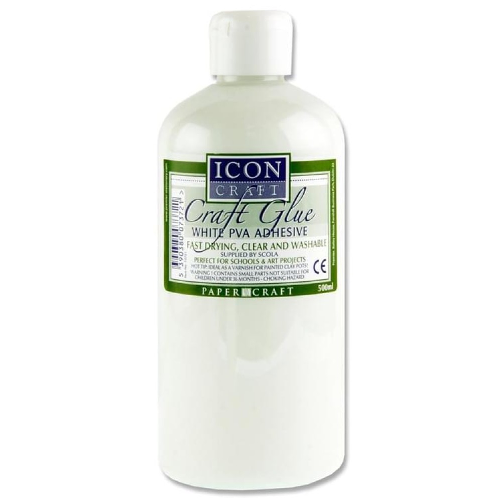 Icon Craft PVA Craft Glue - 500ml