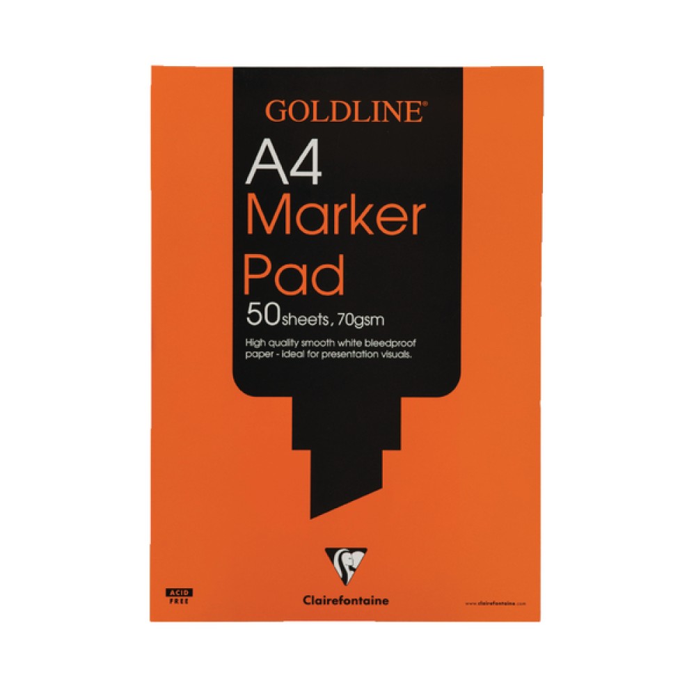 Clairefontaine Goldline Marker Pad 70gsm A4 GPB1A4