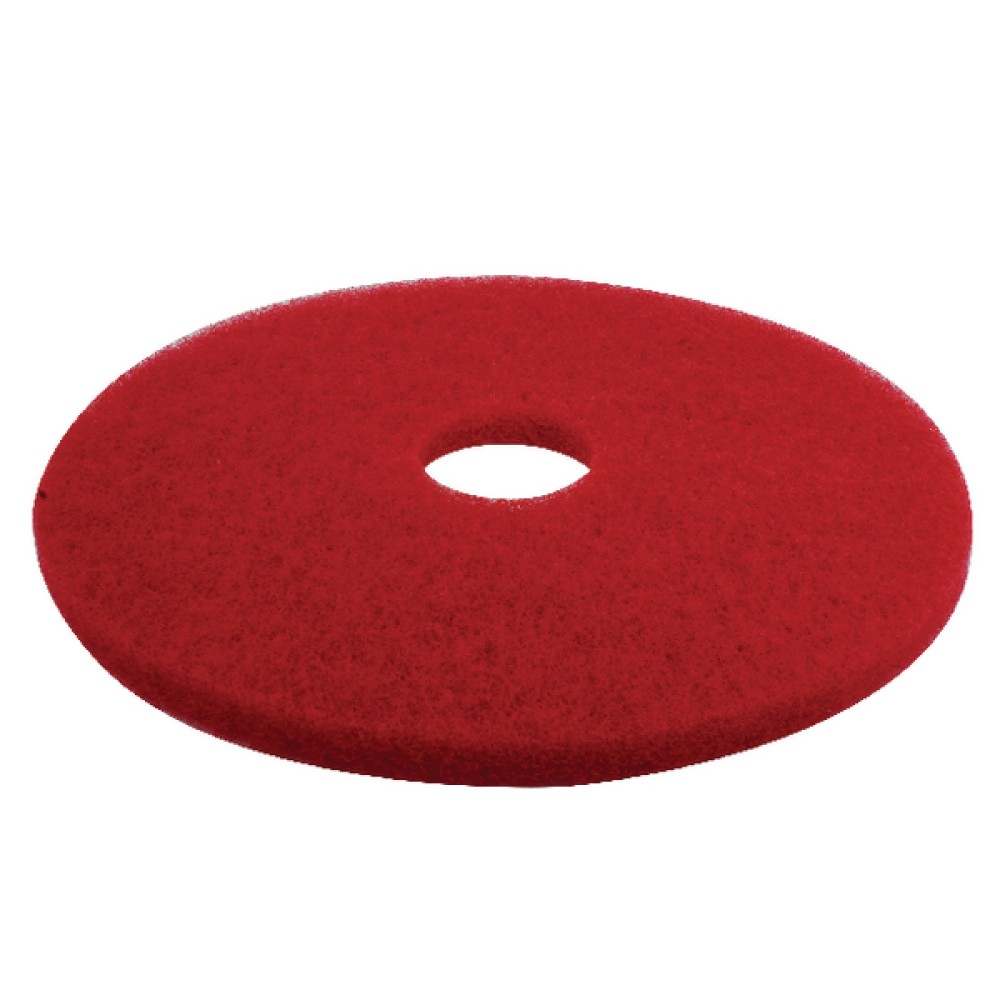 3M Buffing Floor Pad 430mm Red (5 Pack) 2NDRD17
