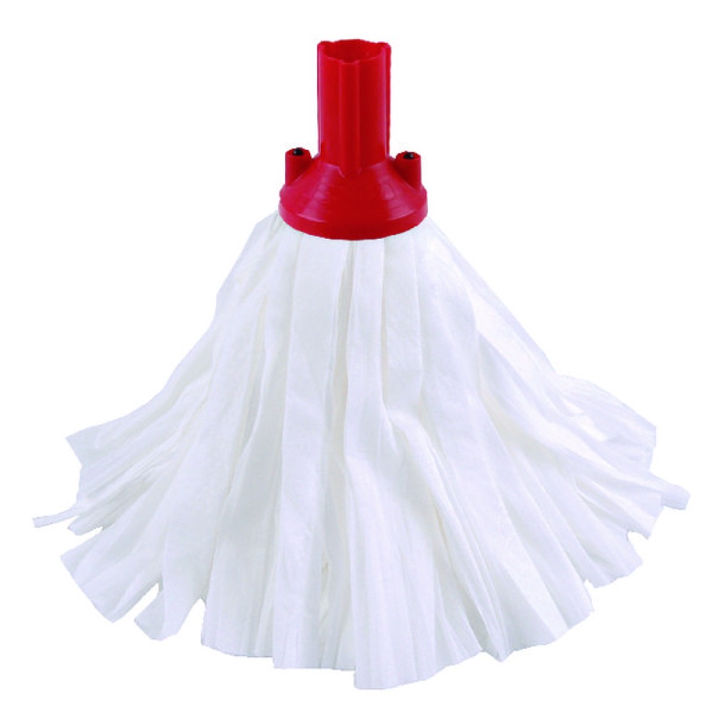 Exel Big White Mop Head Red (10 Pack) 102199RD