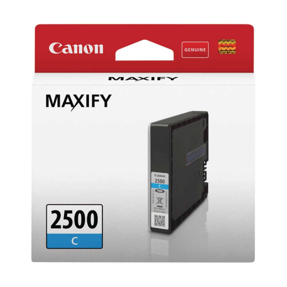 Canon PGI-2500C Cyan Ink Cartridge 9301B001