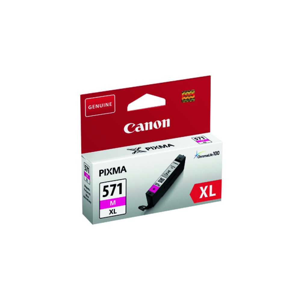 Canon CLI-571XL Magentya High Yield Ink Cartridge 0333C001
