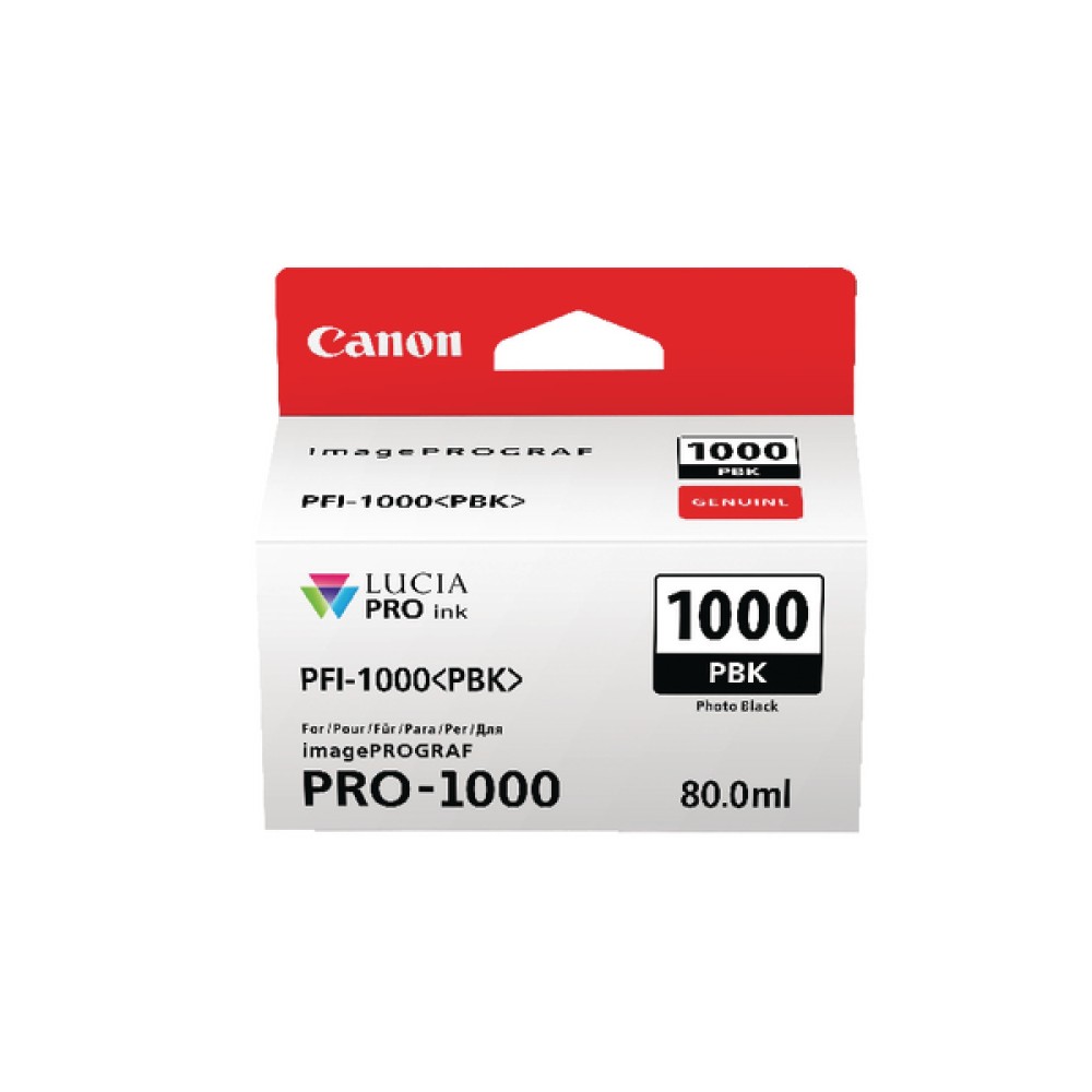 Canon Pro-1000 Photo Black Ink Tank 0546C001