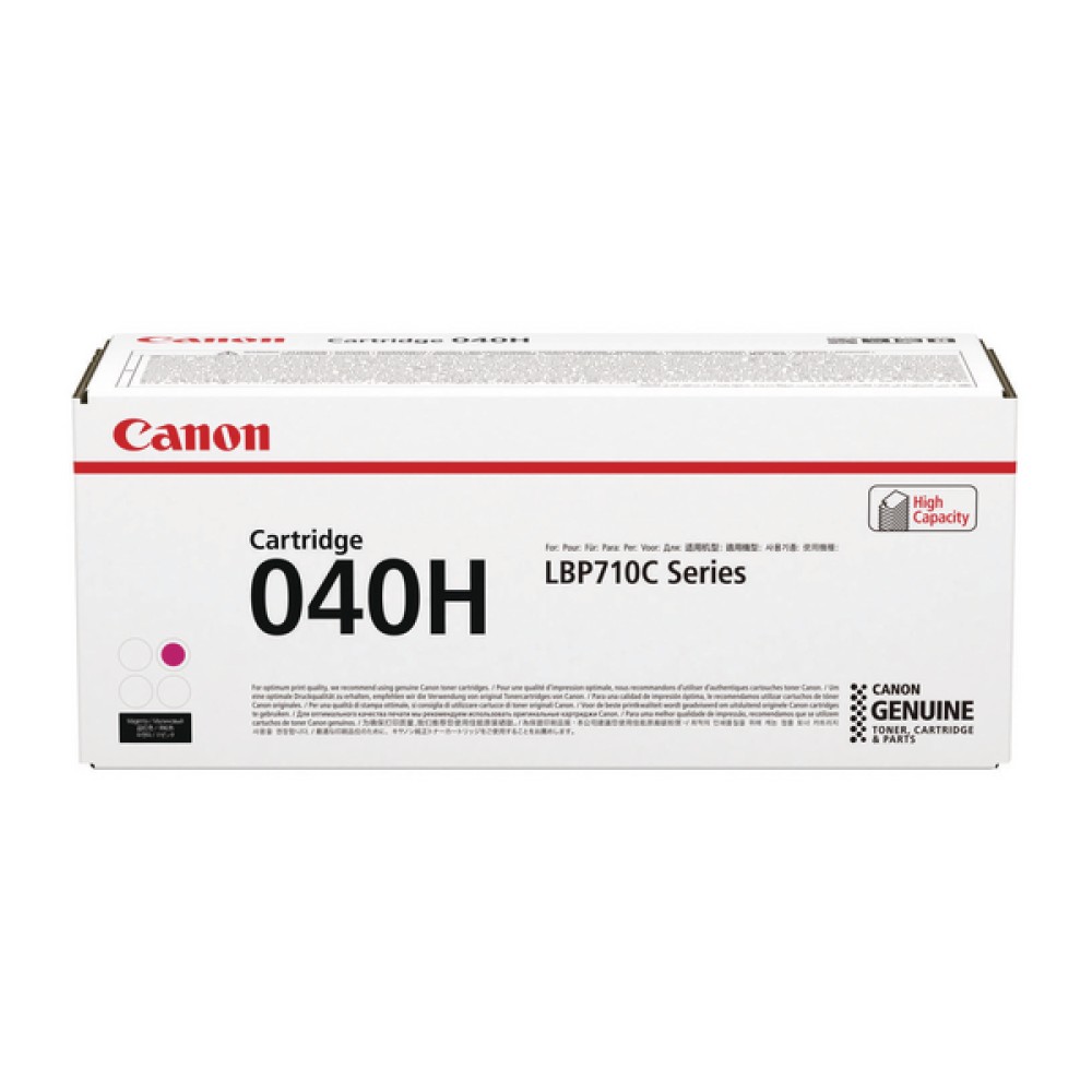 Canon 040H Magenta High Yield Toner Cartridge 0457C001