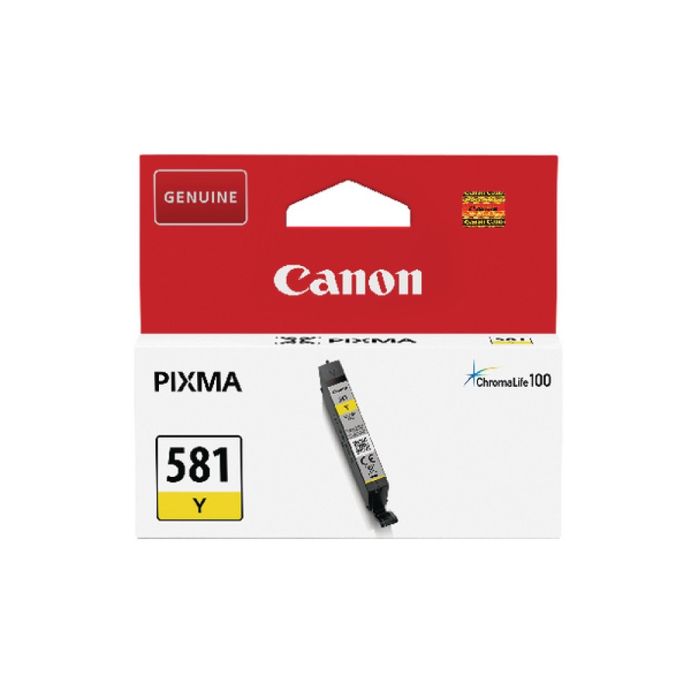 Canon CLI-581 Yellow Ink Cartridge 2105C001