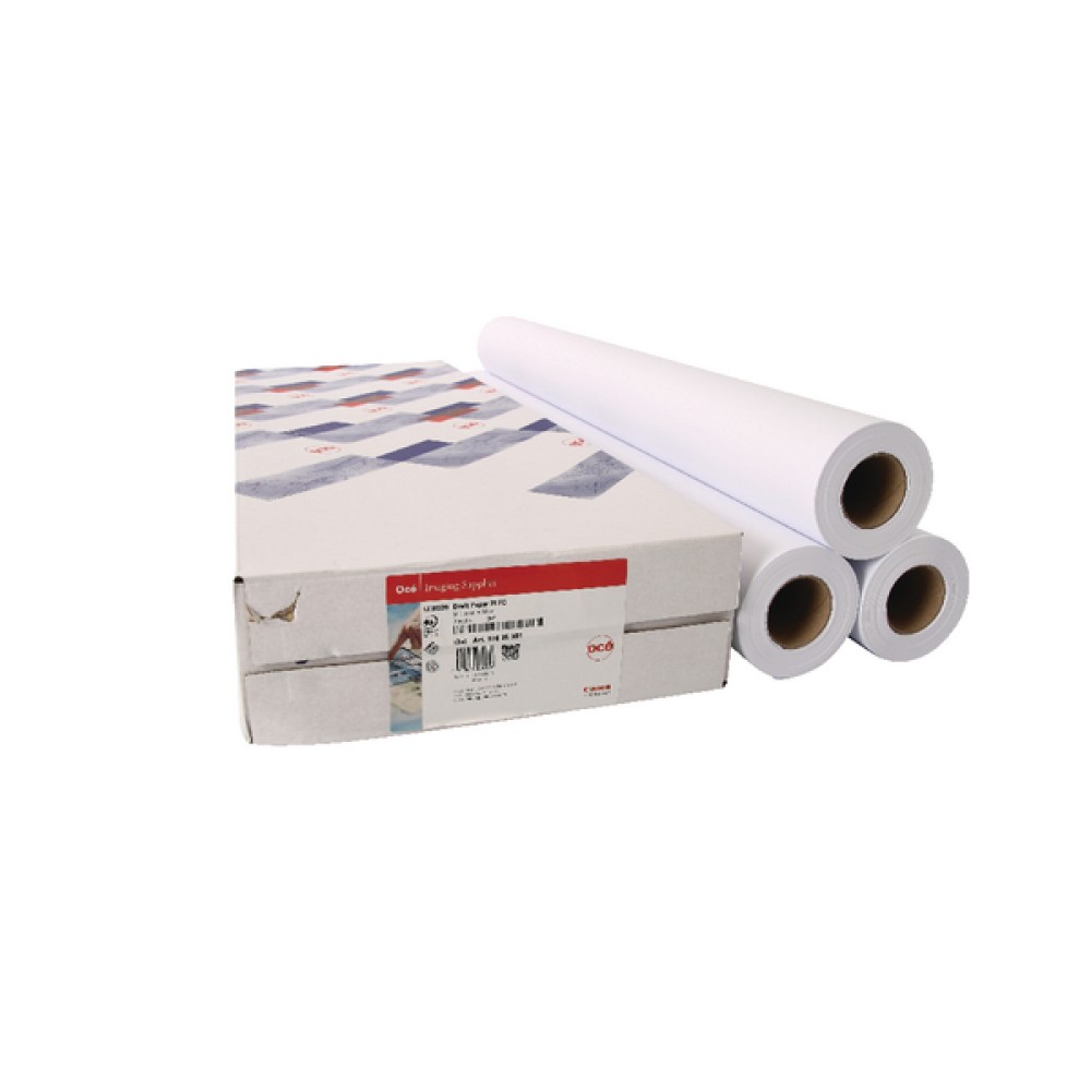 Canon 841mmx50m Uncoated Draft Inkjet Paper (3 Pack) 97003455