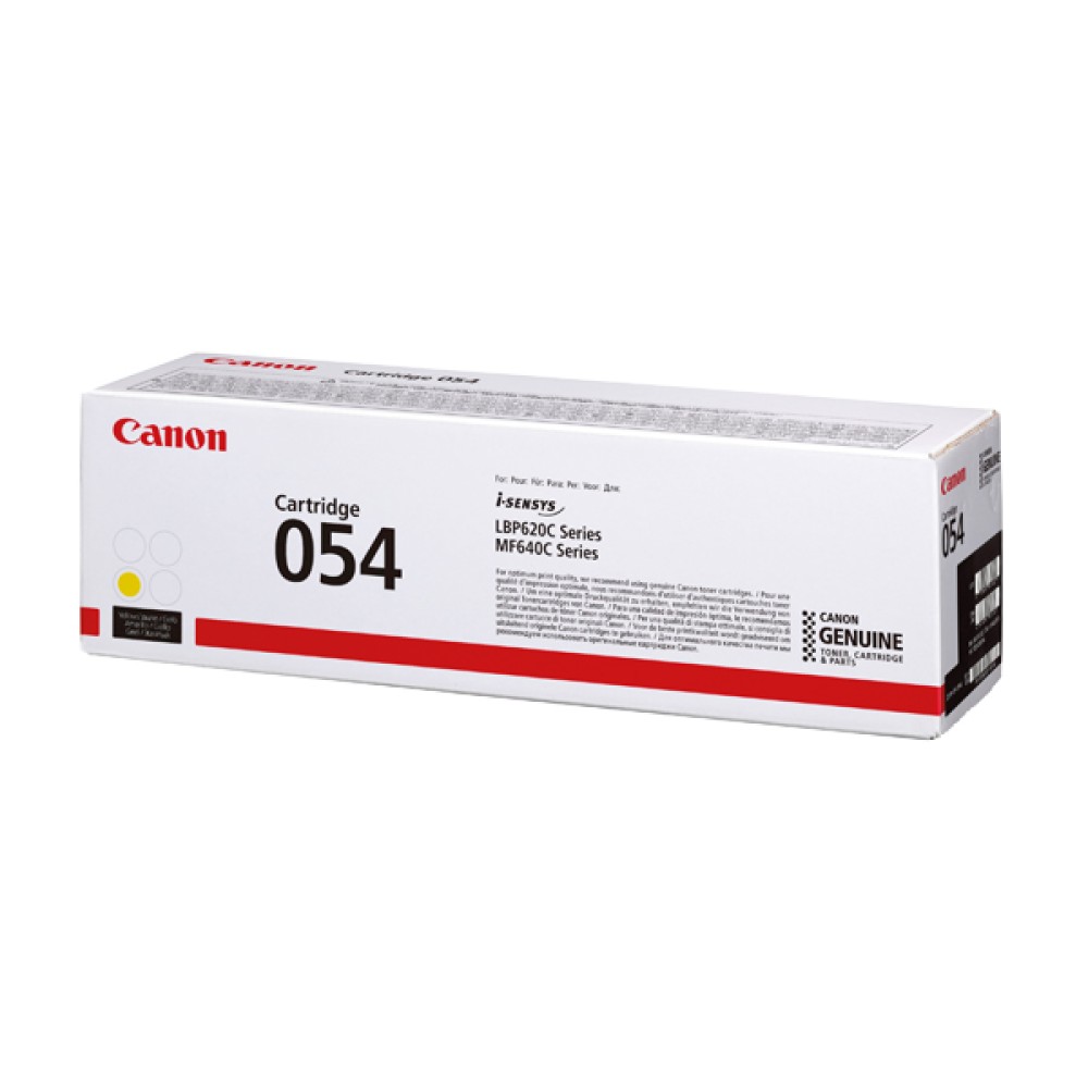 Canon 054 Laser Toner Cartridge Yellow 3021C002