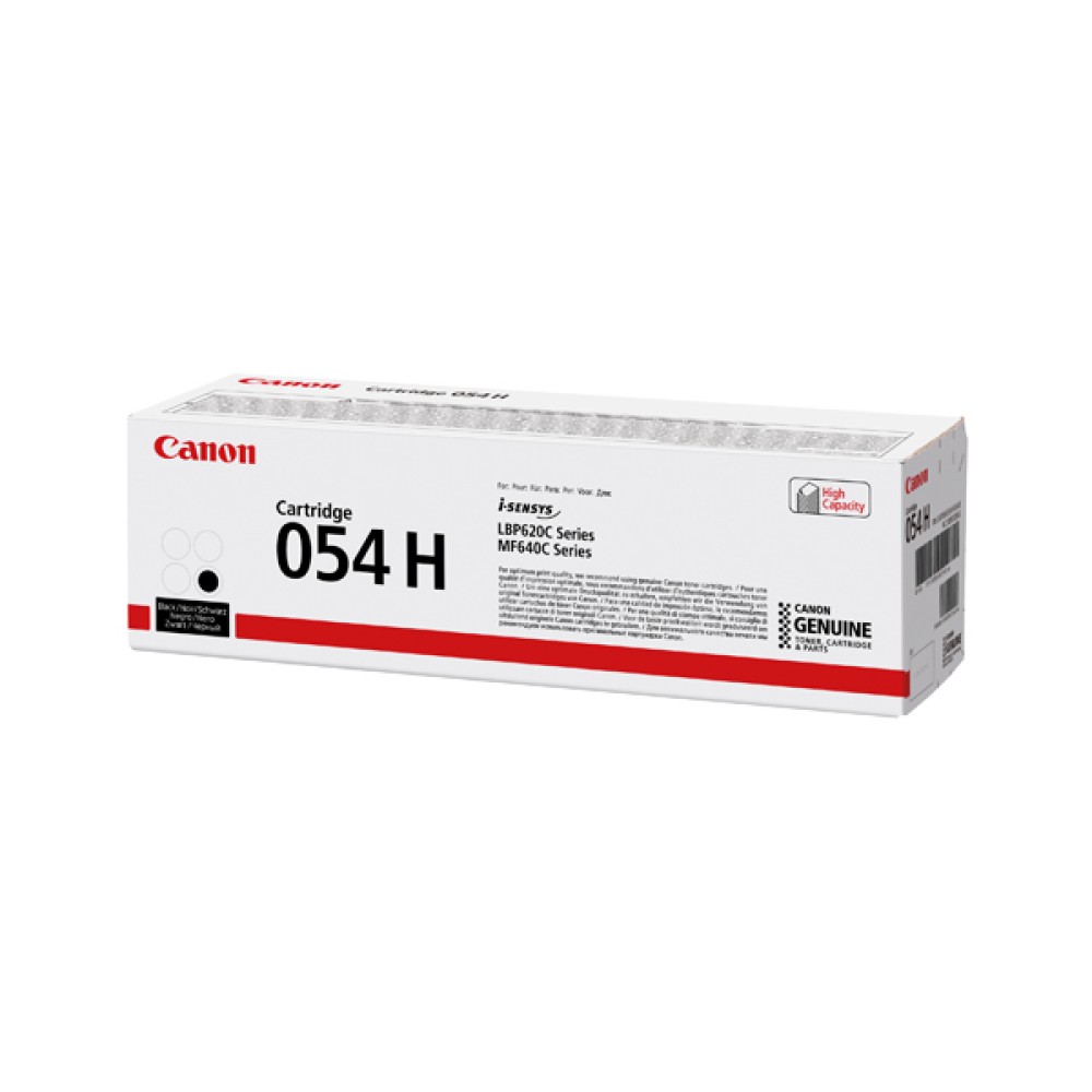 Canon 054 High Yield Laser Toner Cartridge Black 3028C002