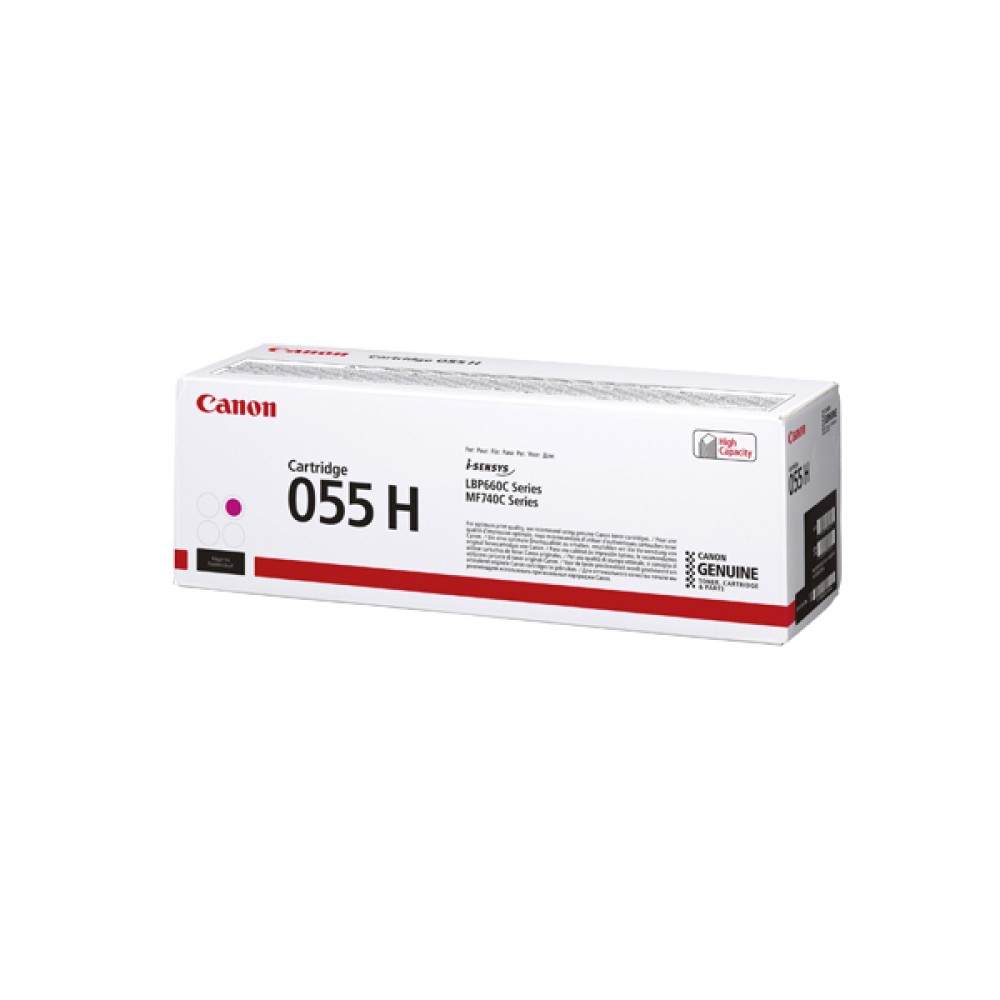 Canon 055 High Yield Laser Toner Cartridge Magenta 3018C002