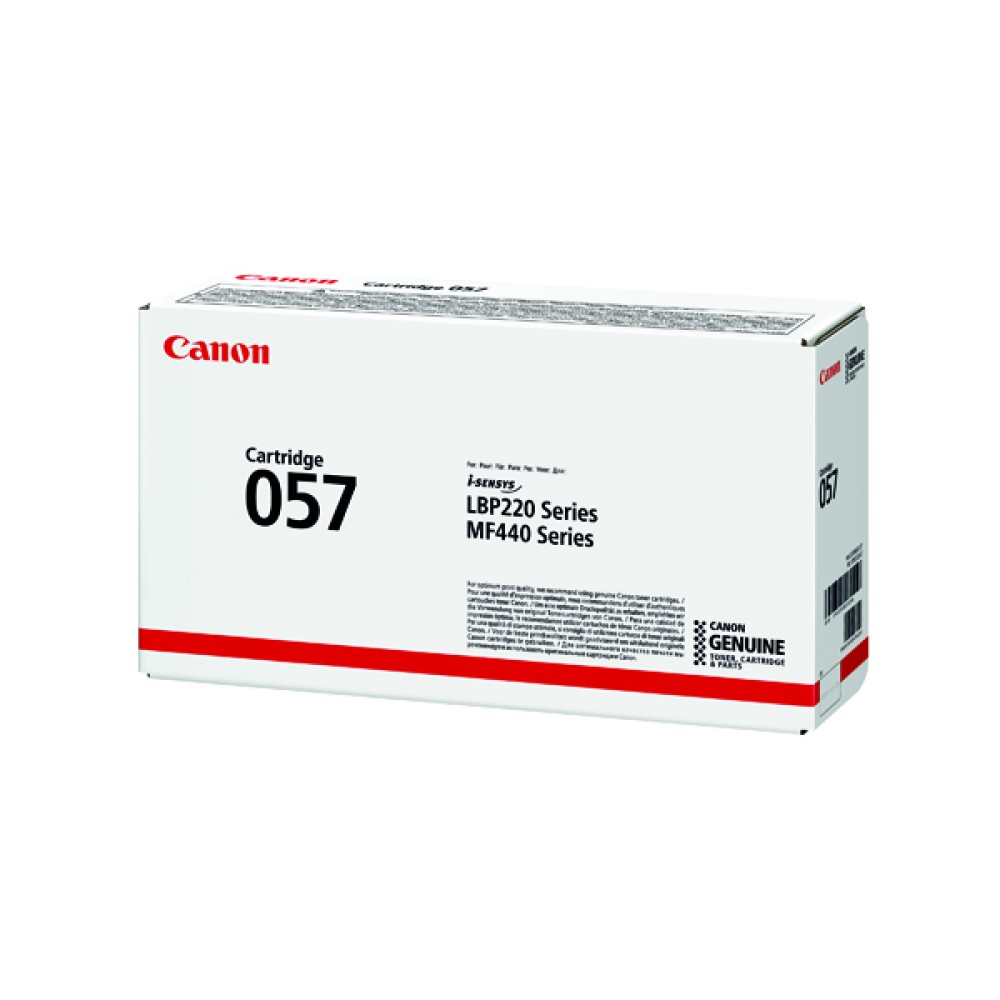 Canon 057 Black Laser Toner Cartridge 3009C002