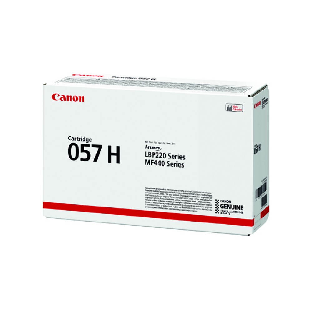 Canon 057H Black High Yield Laser Toner Cartridge 3010C002