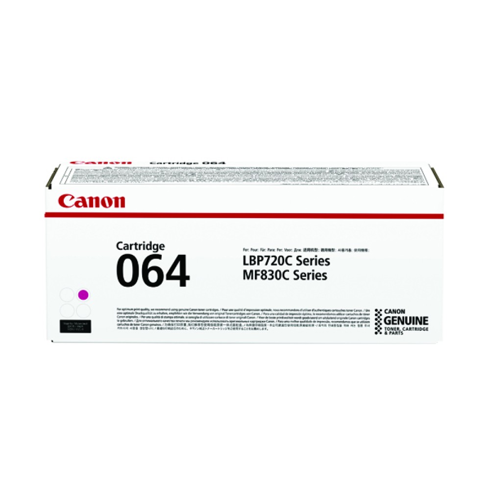 Canon Cartridge 064 Magenta Laser Toner Cartridge 4933C001