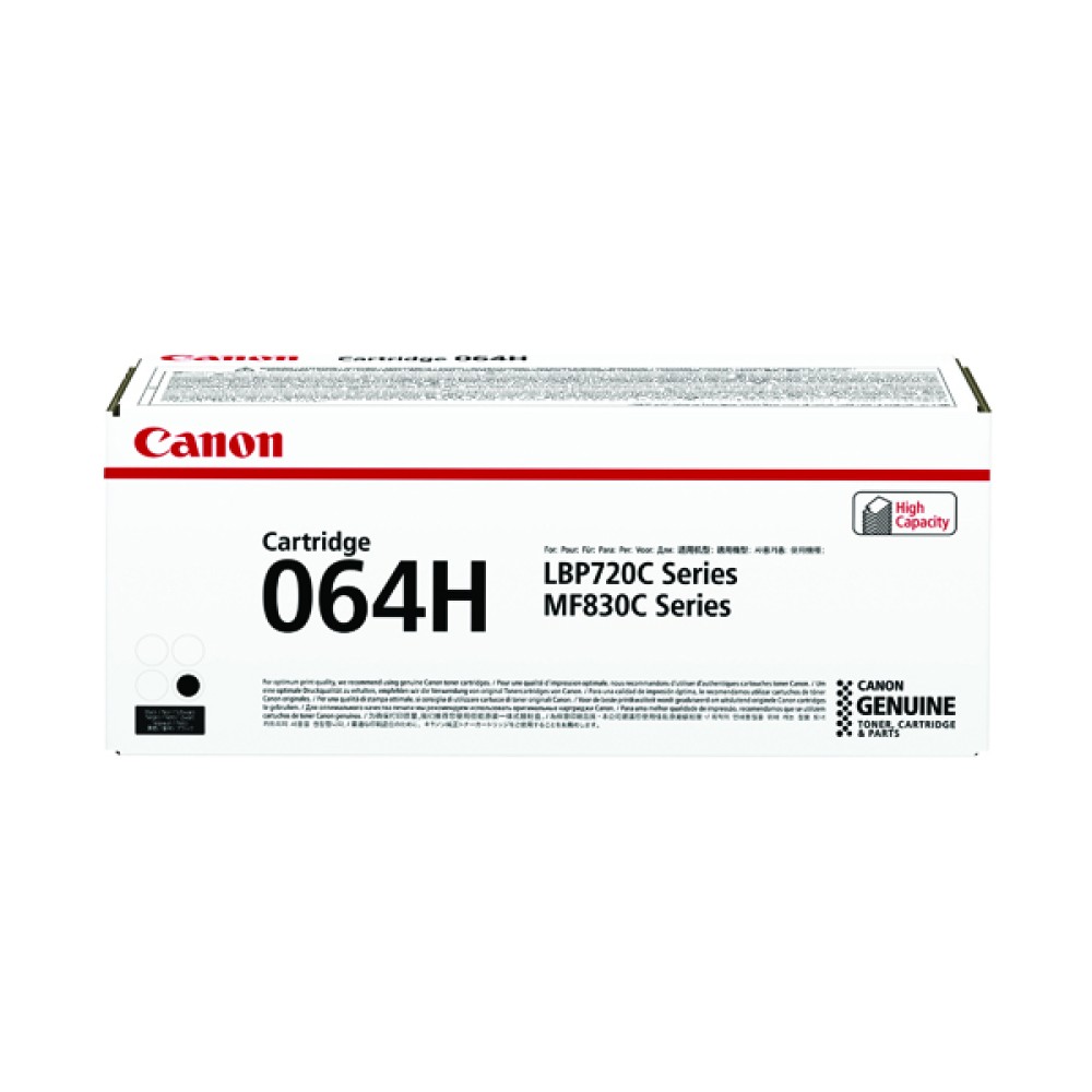 Canon Cartridge 064 High Yield Black Laser Toner Cartridge 4938C001