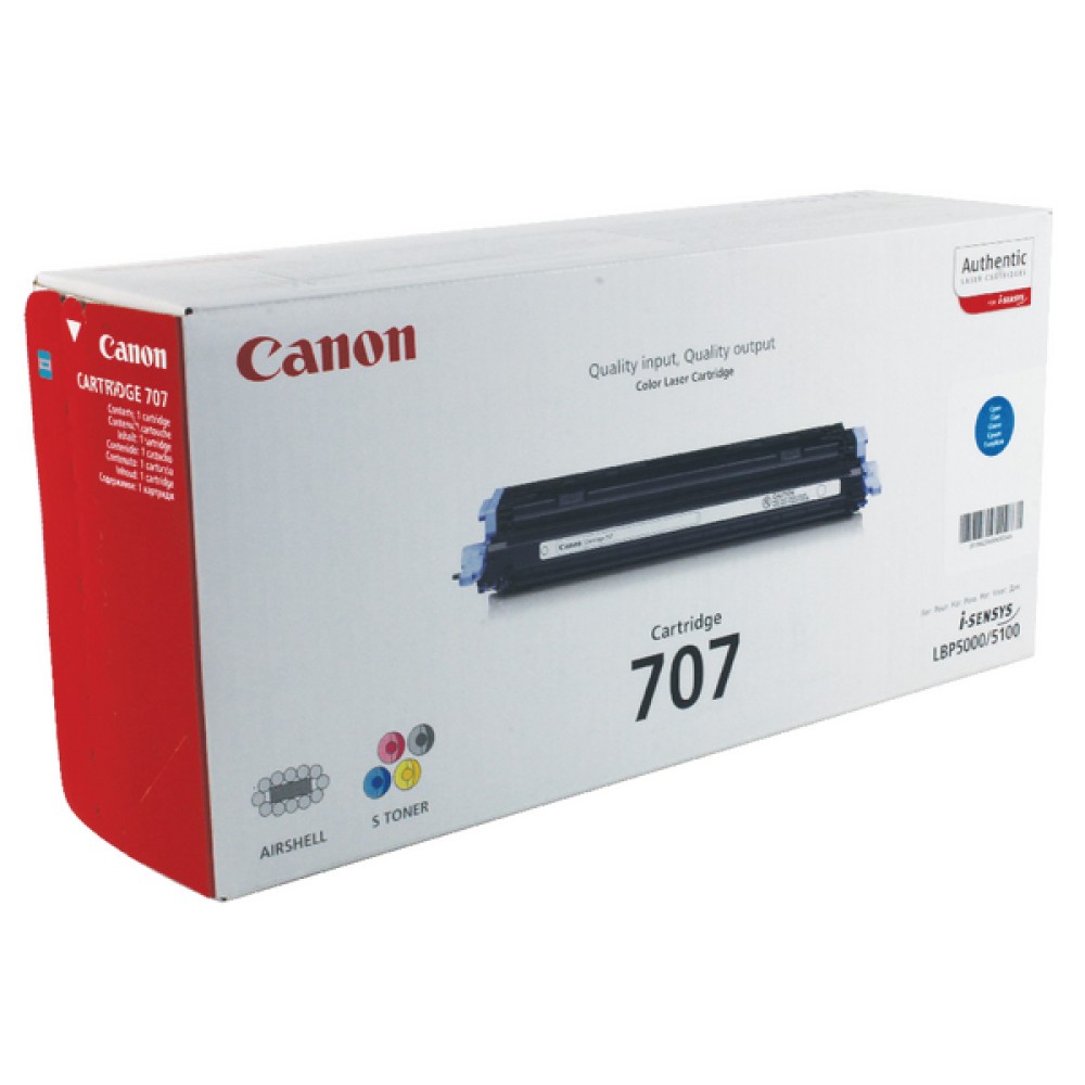 Canon 707 C Cyan Toner Cartridge 9423A004