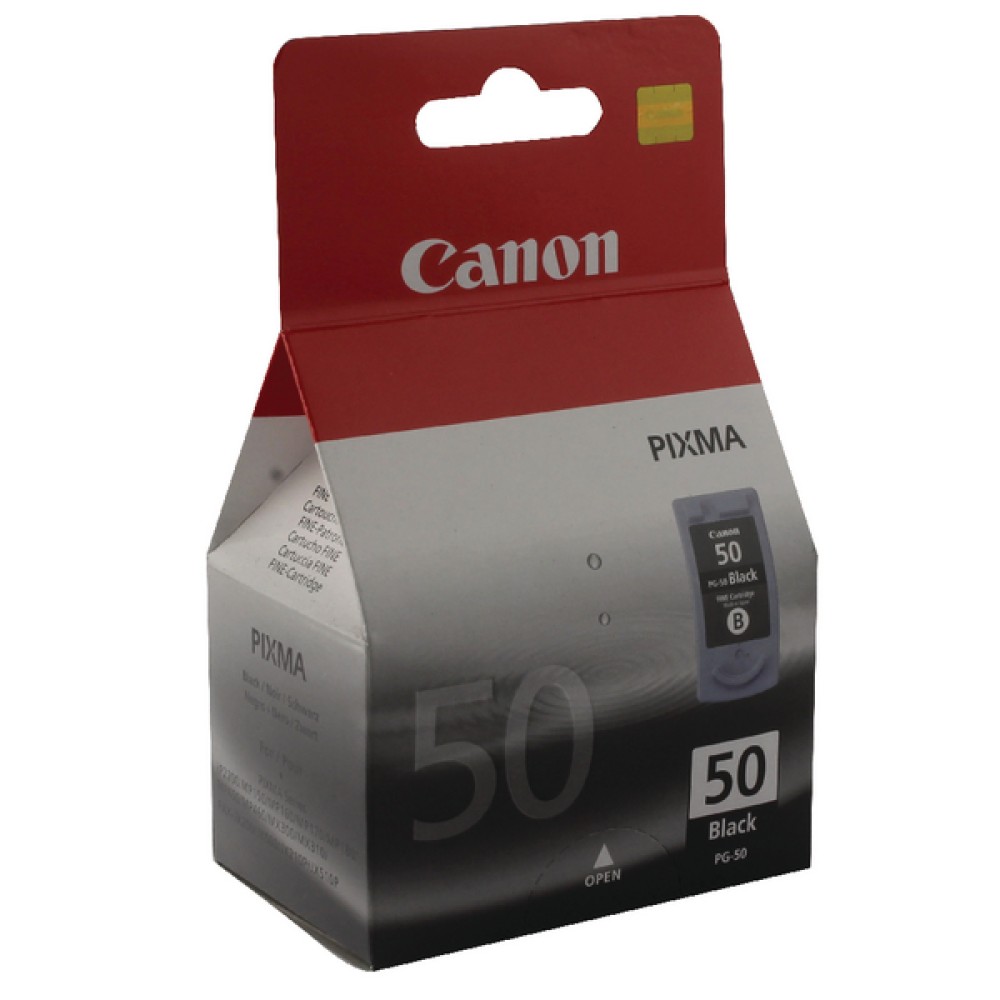Canon PG-50 Black Inkjet High Yield Cartridge 0616B001