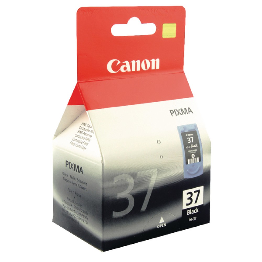 Canon PG-37 Black Inkjet Cartridge 2145B001