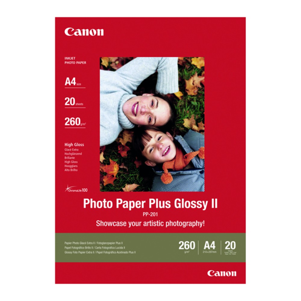 Canon A4 Photo Paper Plus Glossy 260gsm (20 Pack) 2311B019
