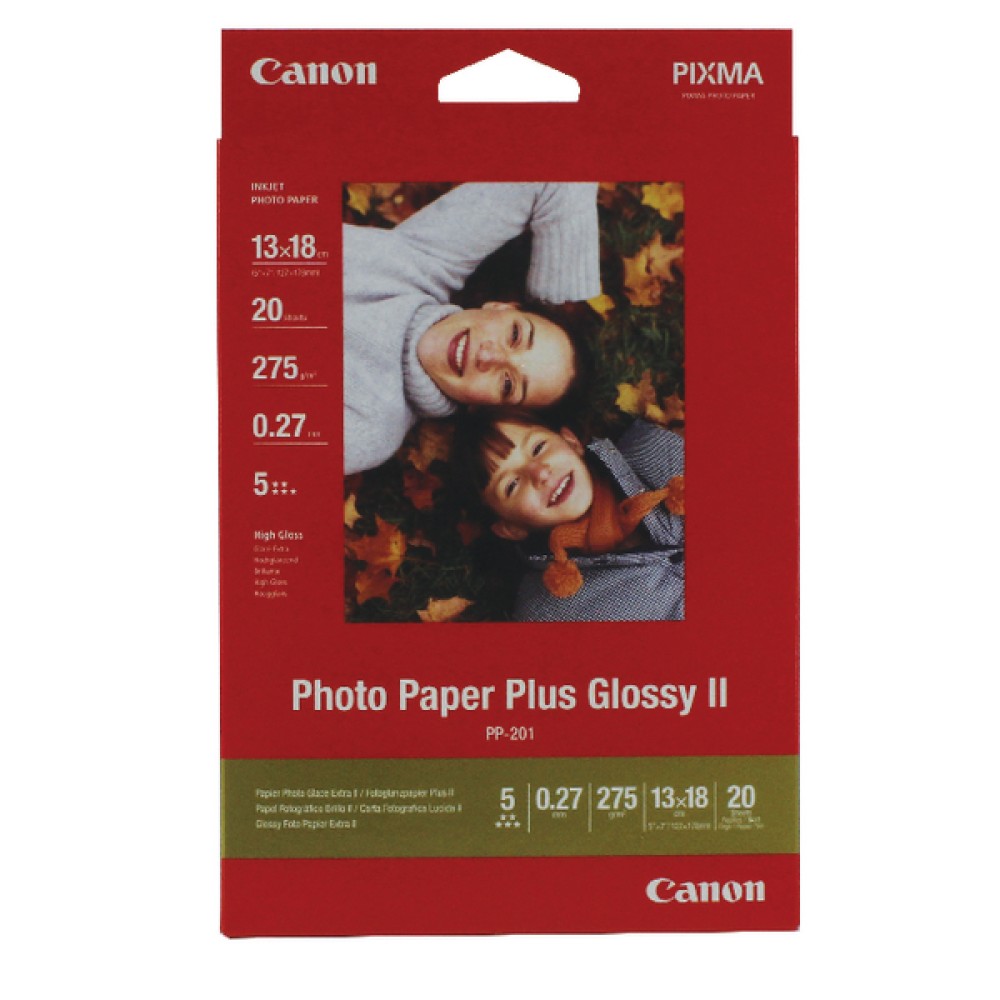 Canon Photo Paper Plus Glossy 13x18cm (20 Pack) 2311B018