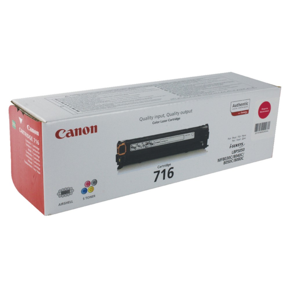 Canon 716M Magenta Toner Cartridge 1978B002