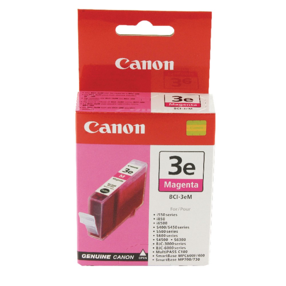Canon BCI-3eM Magenta Inkjet Cartridge 4482A002