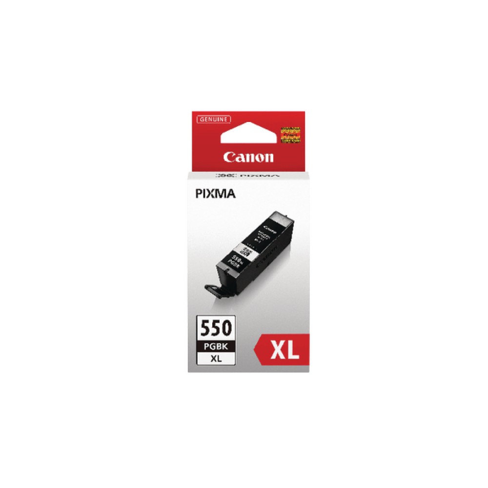 Canon PGI-550PGBK XL Pigment Black High Yield Inkjet Cartridge 6431B001