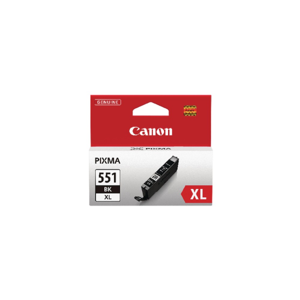 Canon CLI-551BK XL Black High Yield Inkjet Cartridge 6443B001