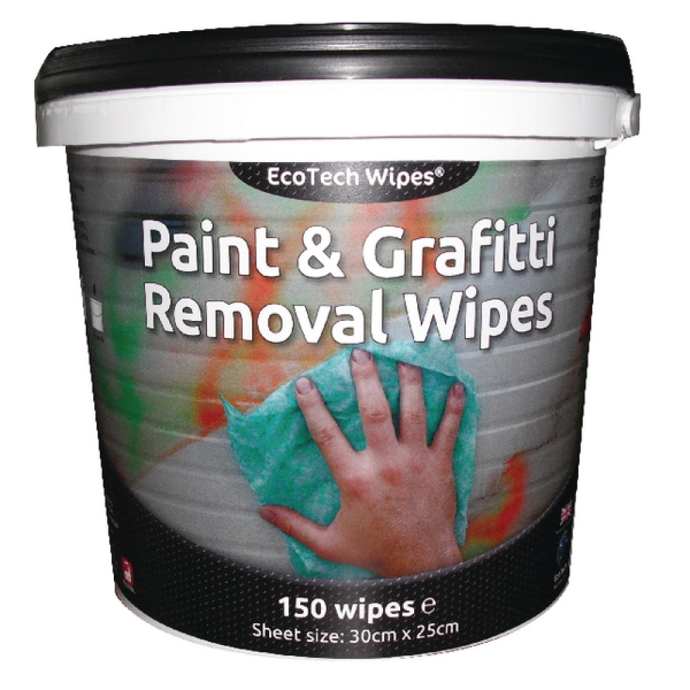 EcoTech Paint and Graffiti Wipes (Tub of 150 Pack) EBPG150