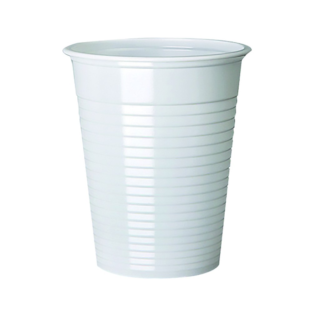 MyCafe Plastic Cups White 7oz (1000 Pack) DVPPWHCU01000V